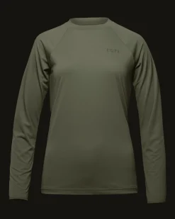 Active L/S Tee W Lichen Green