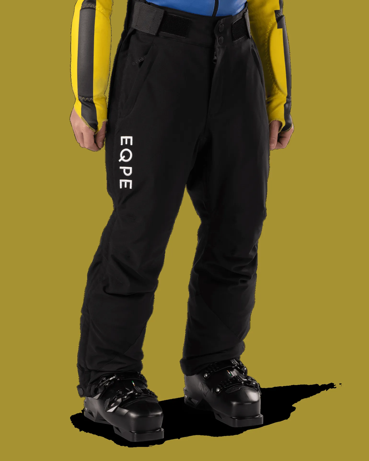 Alpine Full Zip Pant JR Deep Black