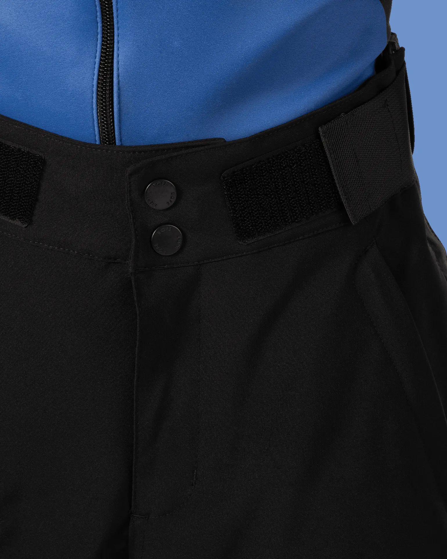 Alpine Full Zip Pant JR Deep Black