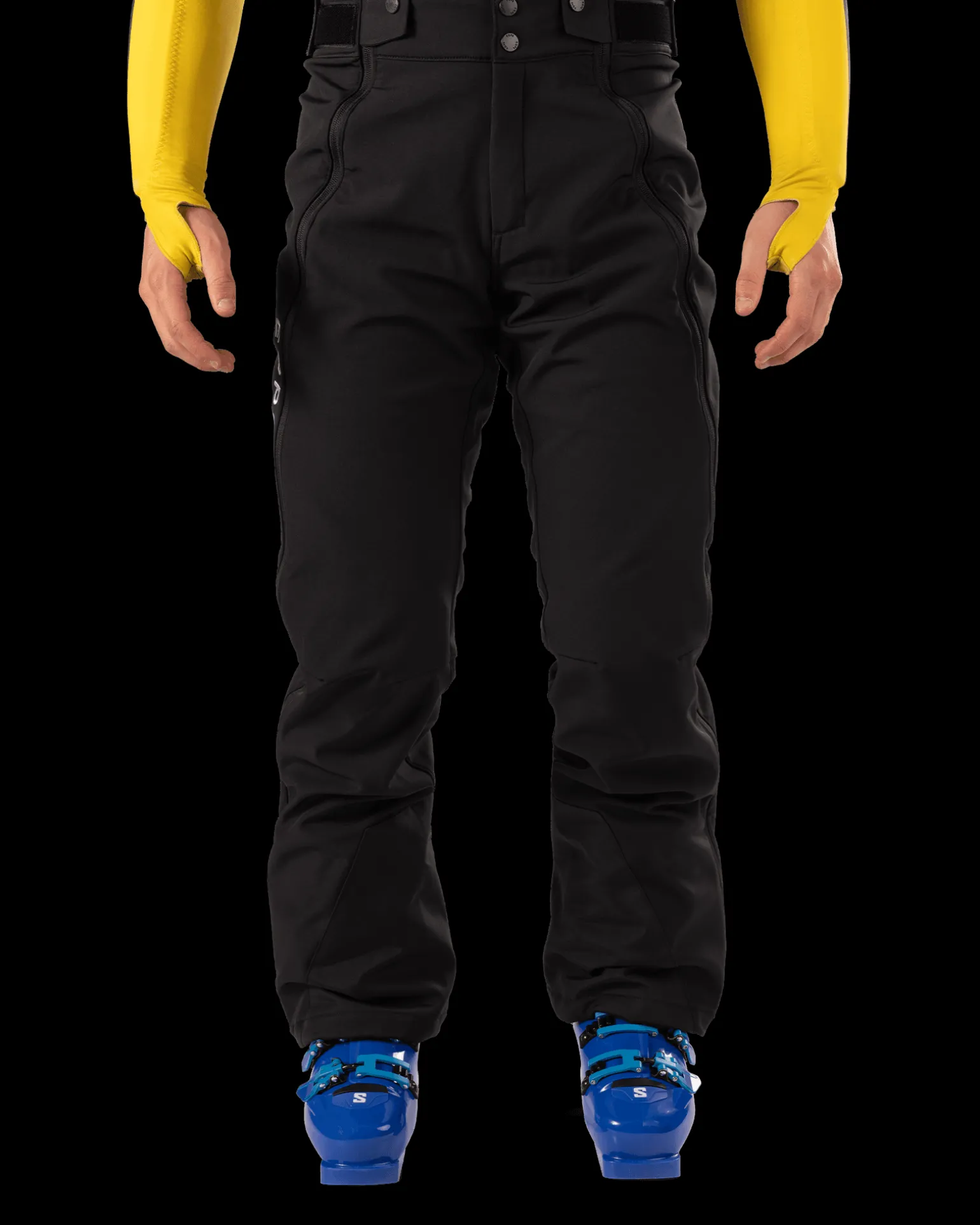Alpine Full Zip Pant M Deep Black