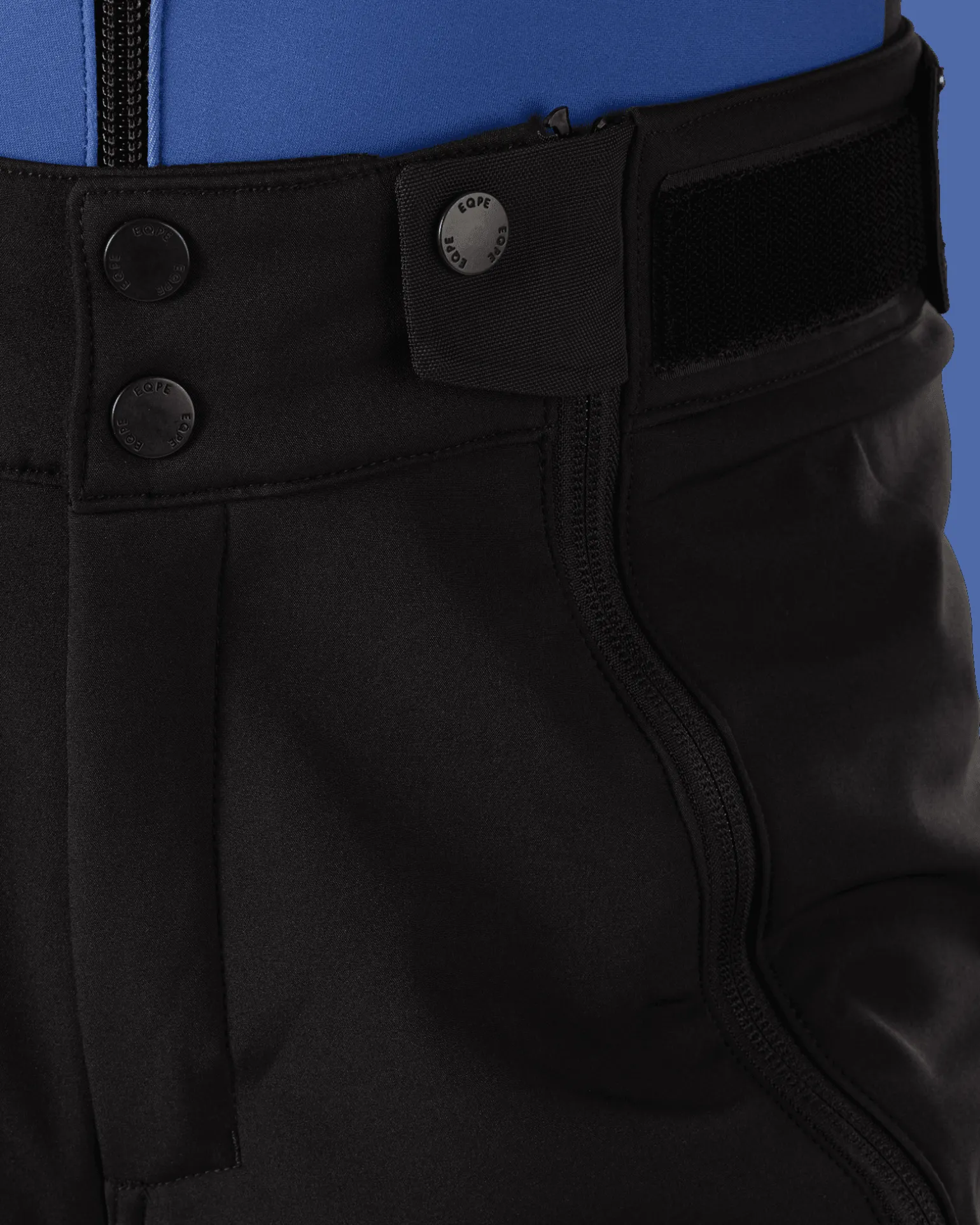 Alpine Full Zip Pant M Deep Black