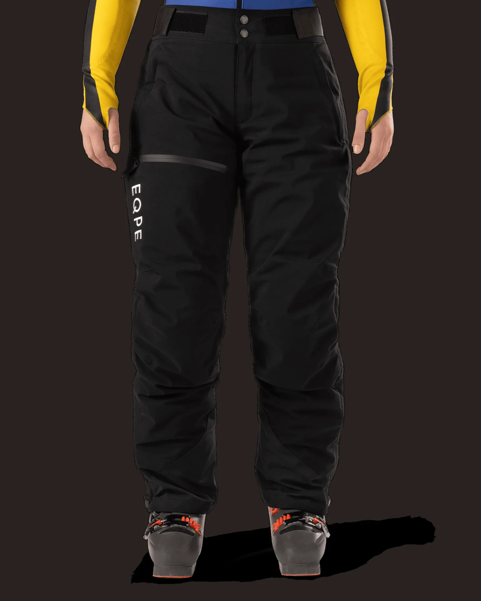 Alpine Full Zip Pant W Deep Black