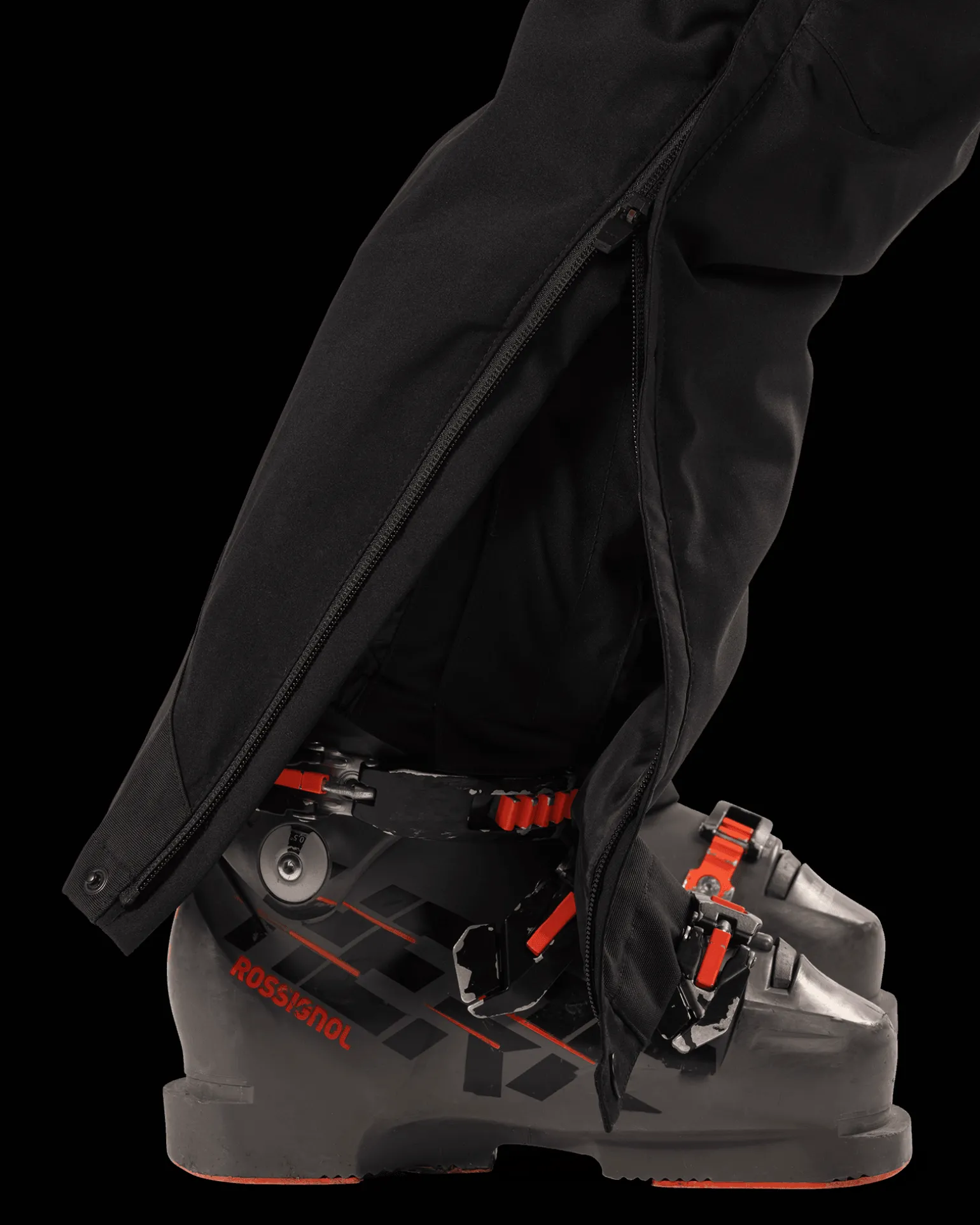 Alpine Full Zip Pant W Deep Black