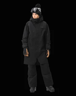 Alpine Rain Coat Deep Black
