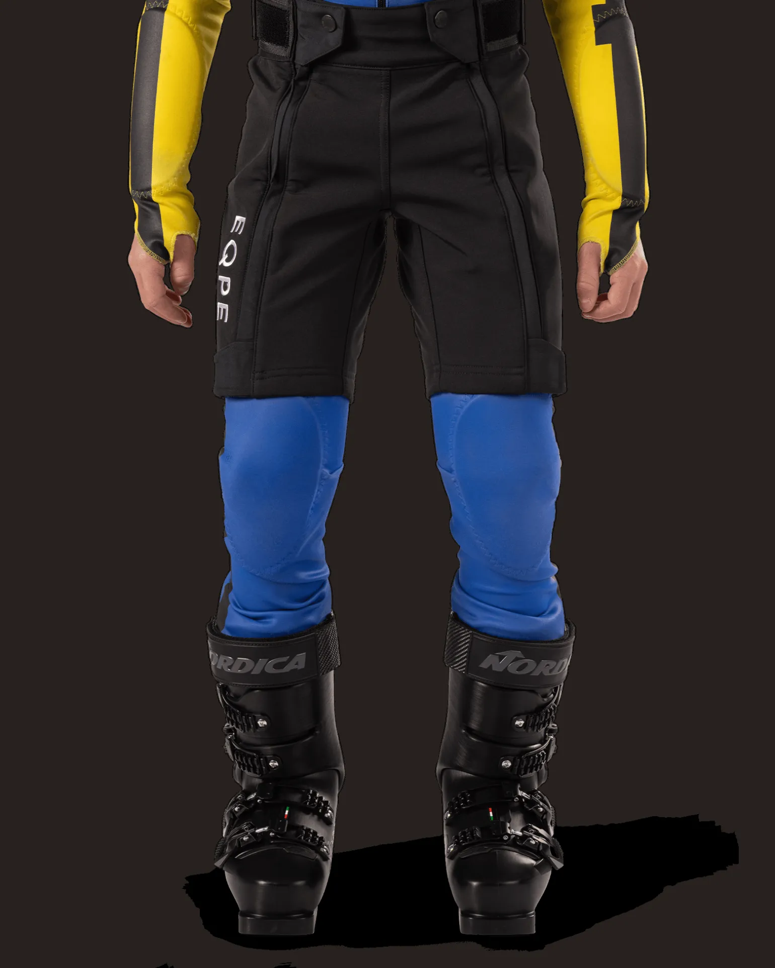 Alpine Softshell Shorts JR Deep Black