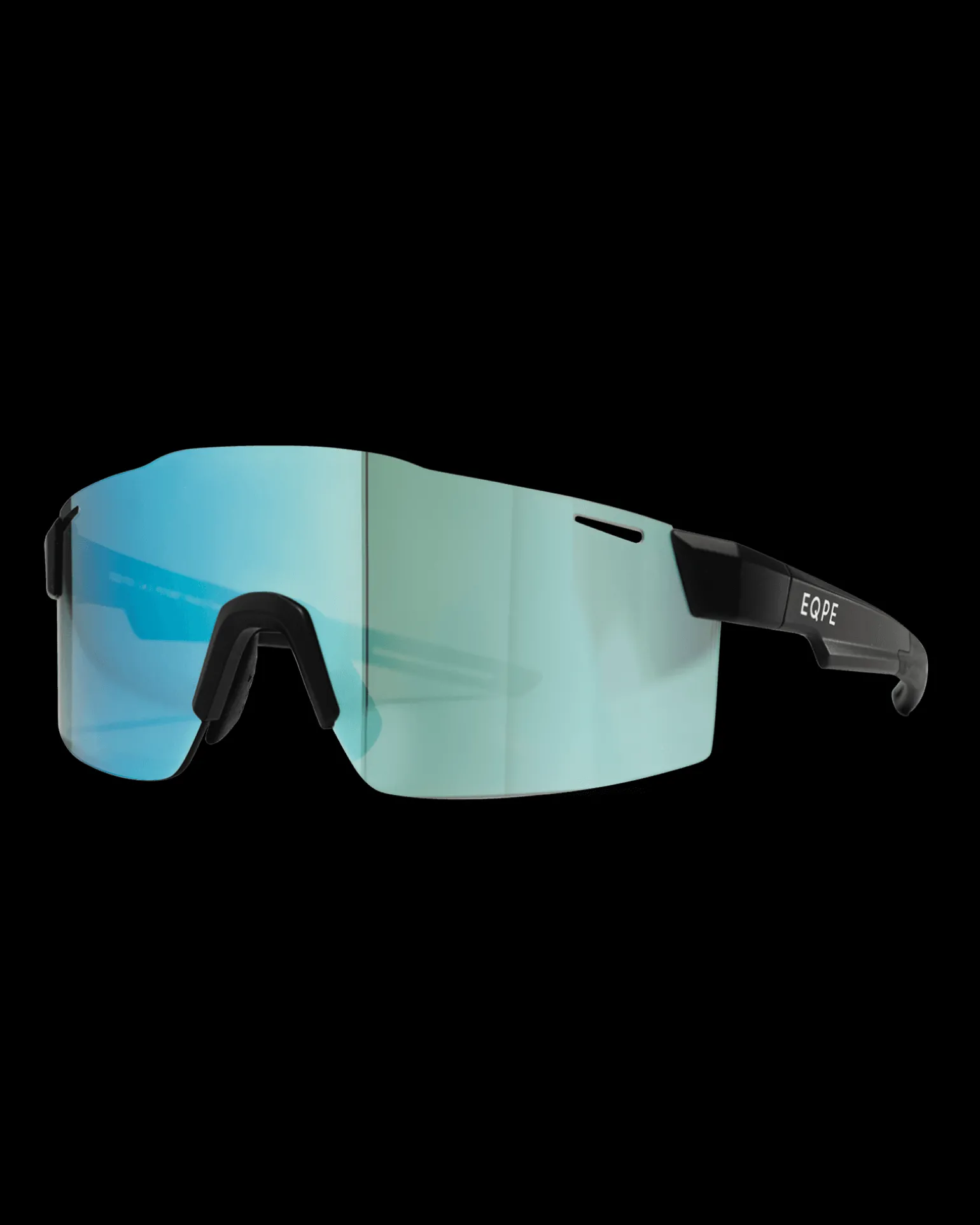 Athletic Frameless Black-Smoke/Blue Multi