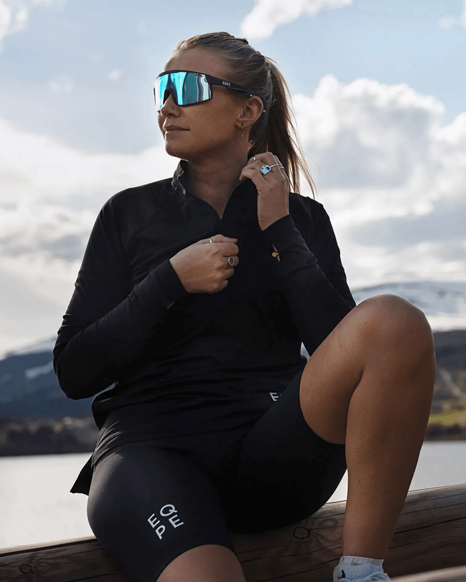 Athletic Full Frame Black-Smoke/Blue Multi