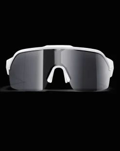 Athletic Half Frame White-Smoke / Silver Mirror