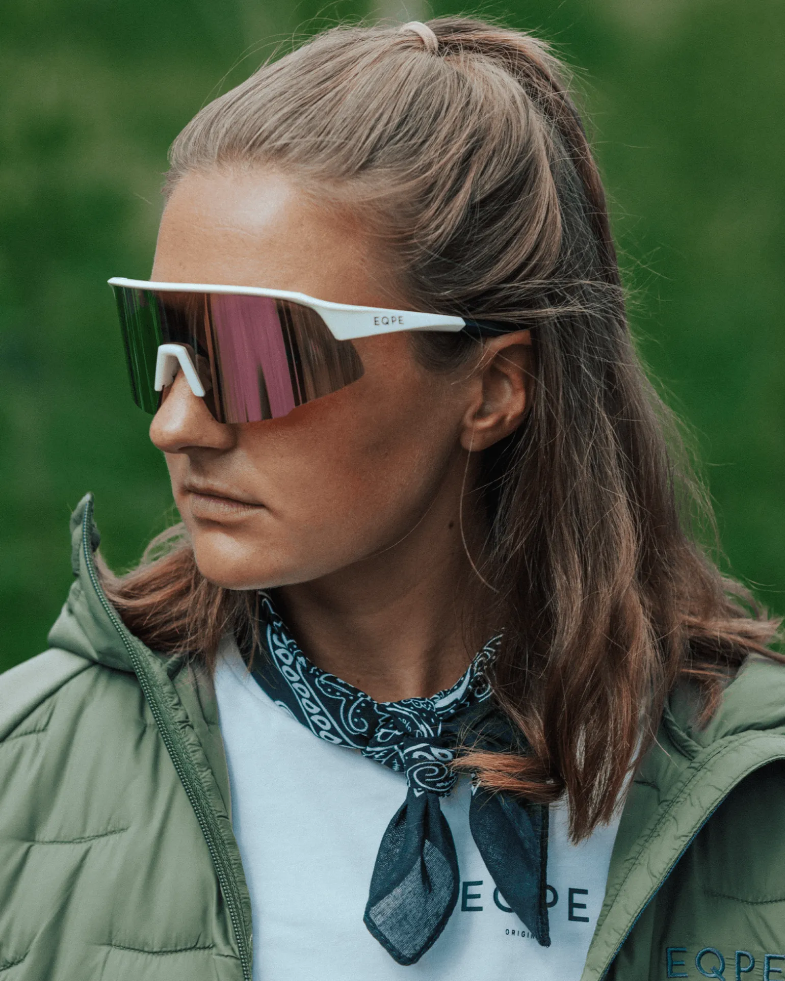 Athletic White-Brown/Pink Multi