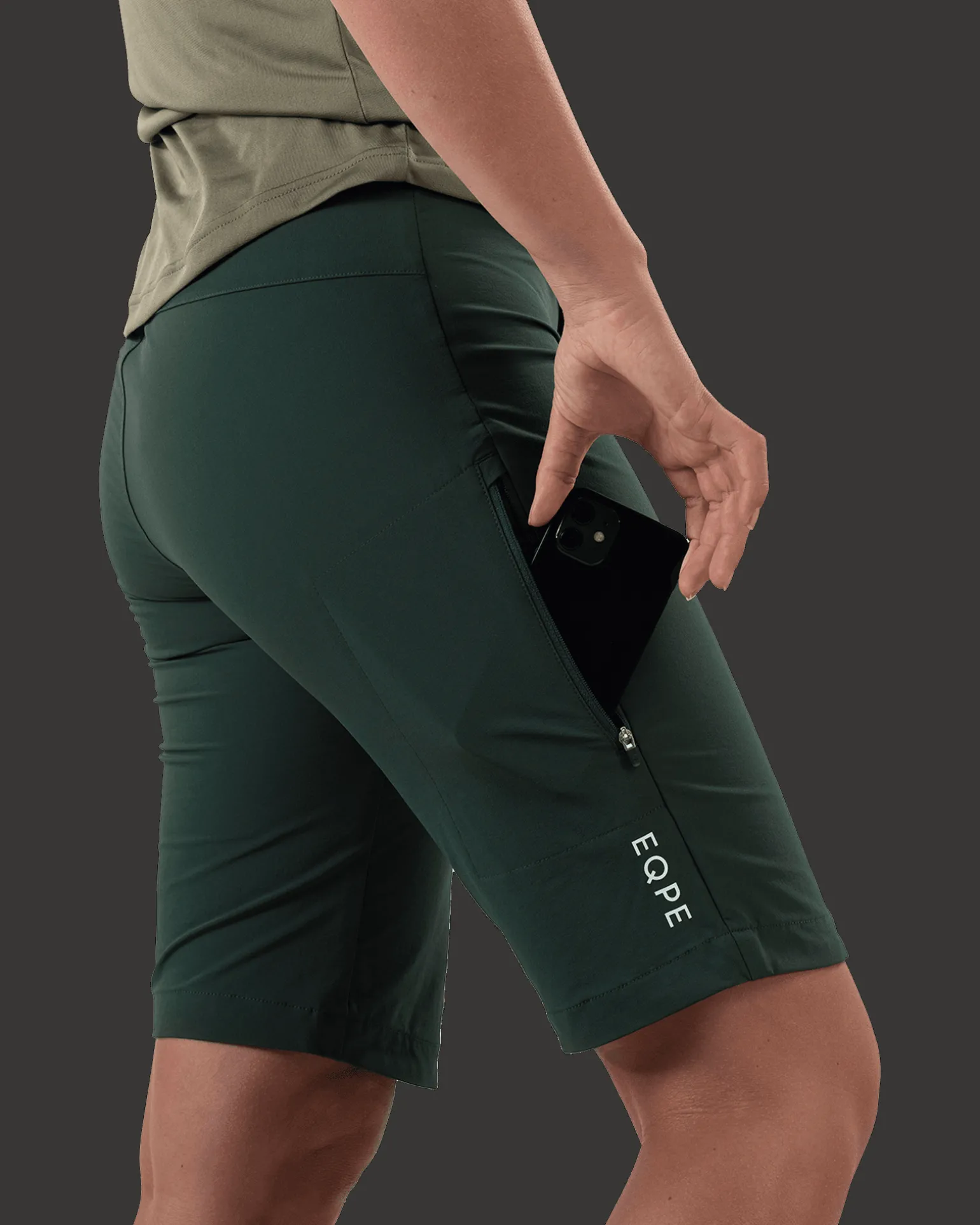 Baalka Trail Shorts W Deep Forest Green