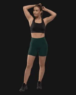 Bïelve Active Shorts W Deep Forest Green