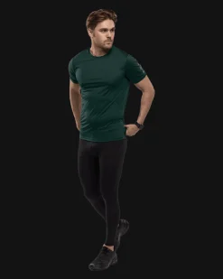 Bïelve Active Tee M Deep Forest Green