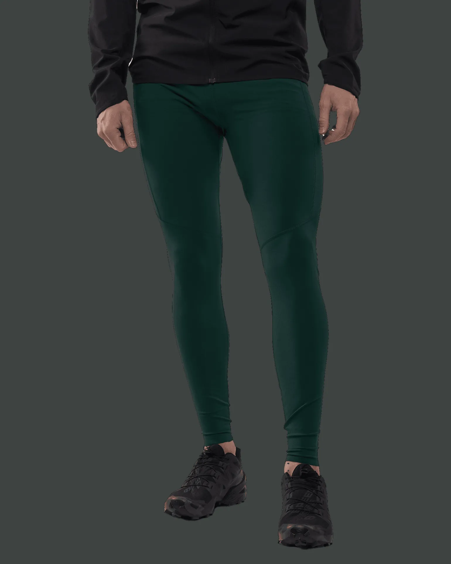 Bïelve Active Tights M Deep Forest Green