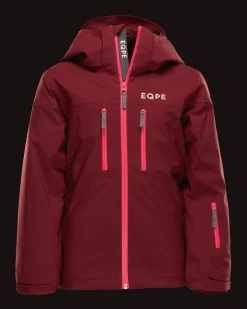 Descent Ski Jacket JR Cabernet