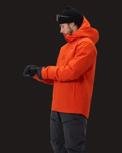 Descent Ski Jacket M Fiery Orange