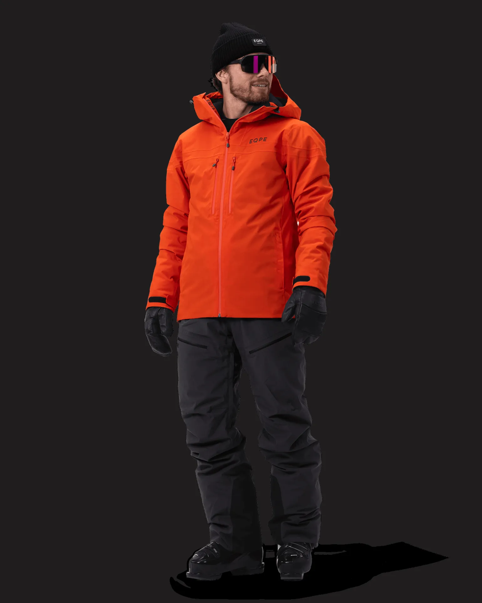 Descent Ski Jacket M Fiery Orange