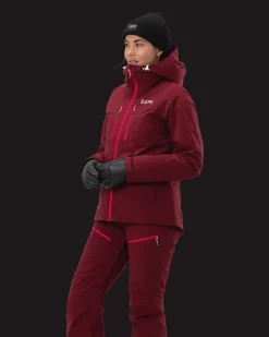 Descent Ski Jacket W Cabernet