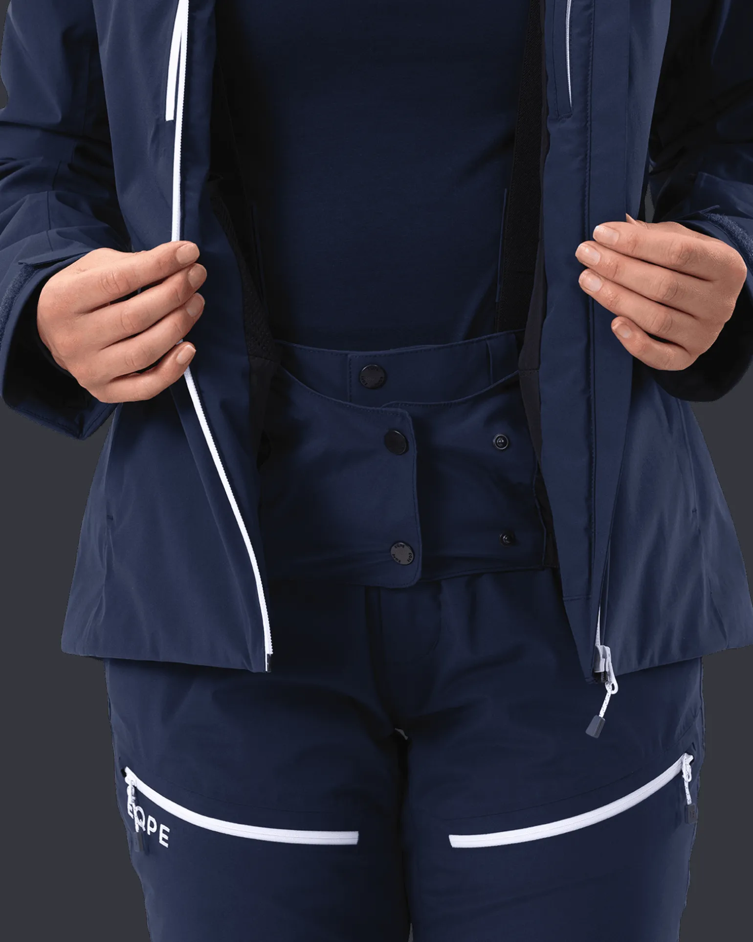 Descent Ski Jacket W Navy Blazer