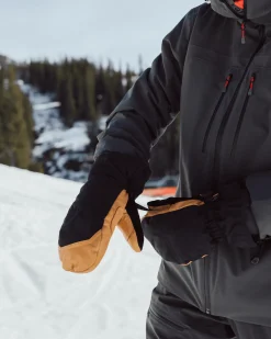 Descent Ski Mitten Deep Black