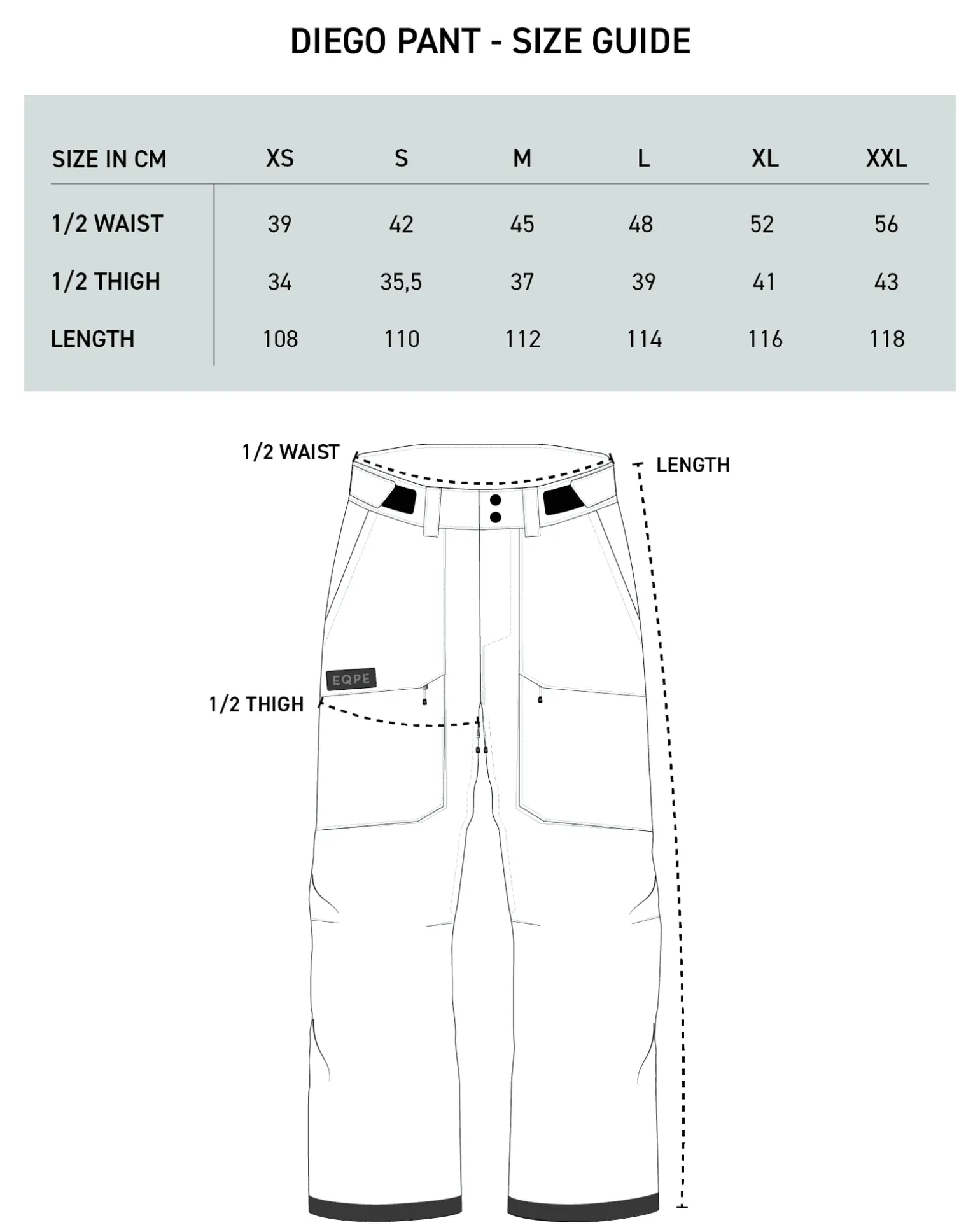 Diego Pant M Deep Black