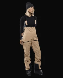 Gida Bib Pant W Nordic Sand