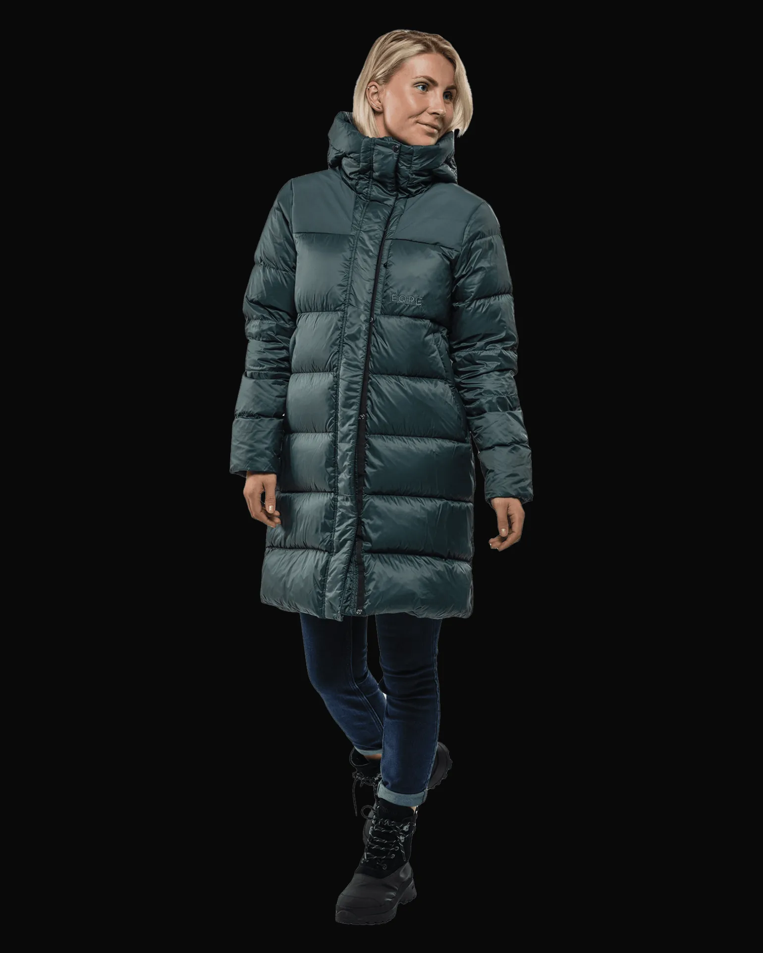 Gida Down Parka W Deep Forest Green