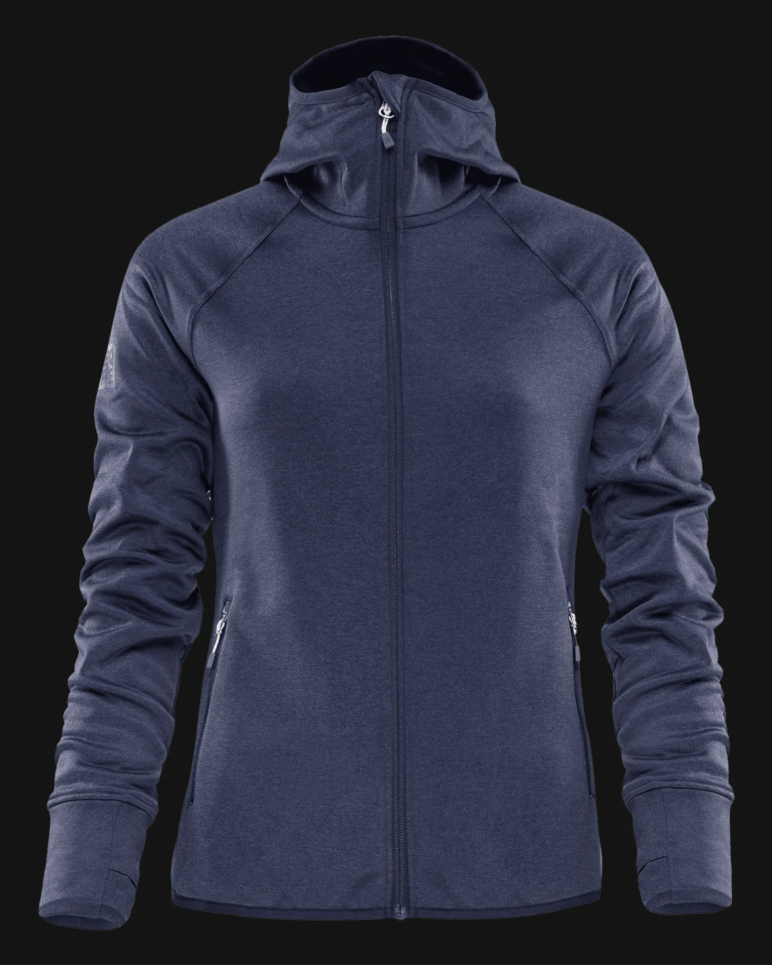 Gida Fleece Hood W Navy Blazer Melange
