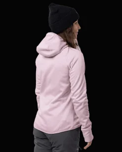 Gida Fleece Hood W Pale Rose Melange