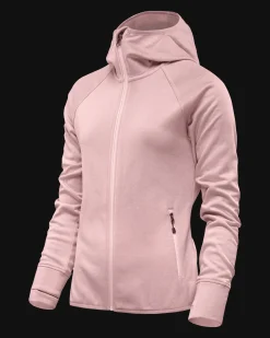 Gida Fleece Hood W Pale Rose Melange