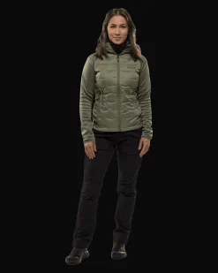 Gida Hybrid Hood W Lichen Green