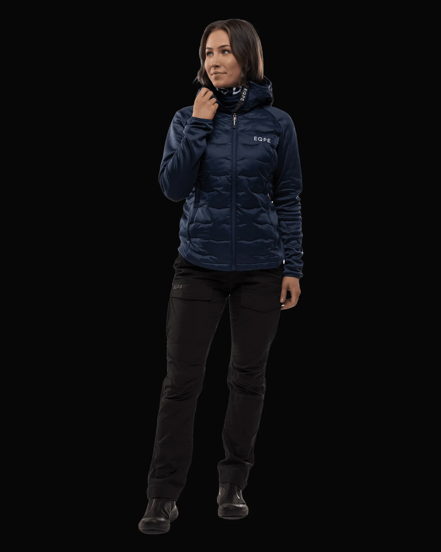 Gida Hybrid Hood W Navy Blazer