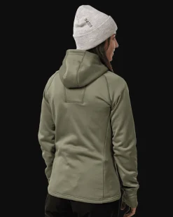 Gida Midlayer Hood W Litchen Green