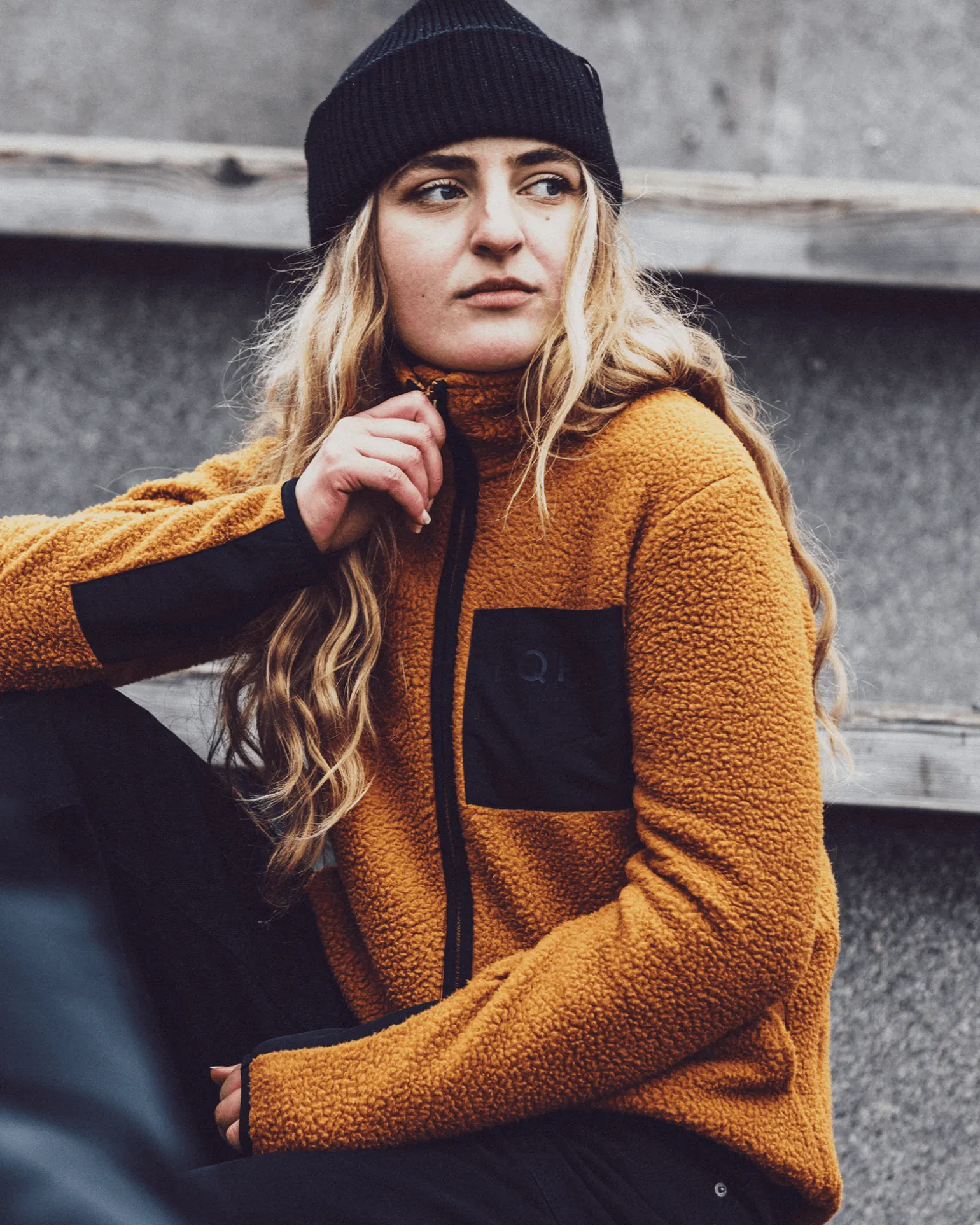 Gida Pile Jacket W Autumn Leaf