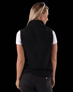 Gida Pile Vest W Deep Black