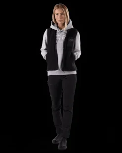 Gida Pile Vest W Deep Black