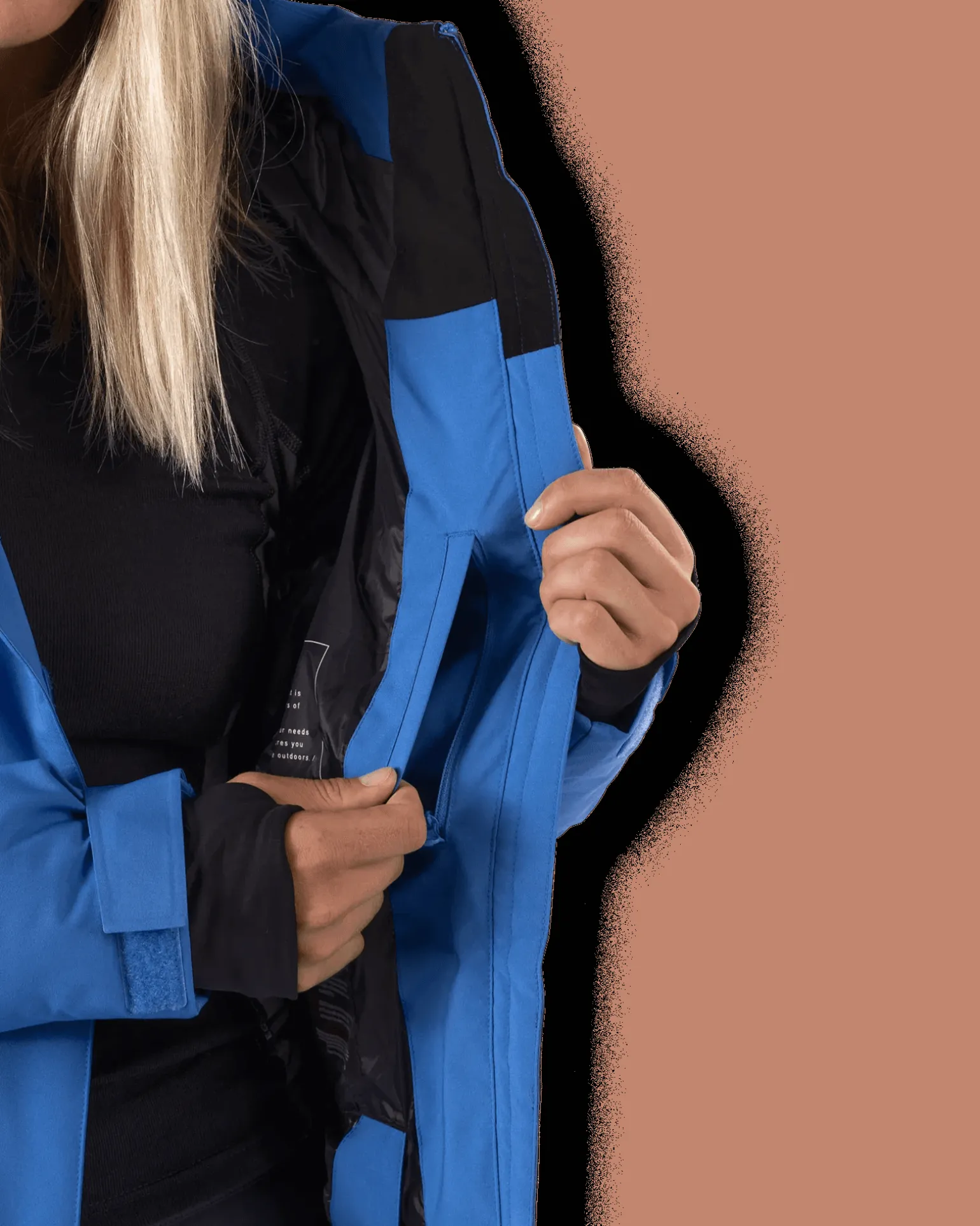 Gida Silhouette Jacket W Palace Blue