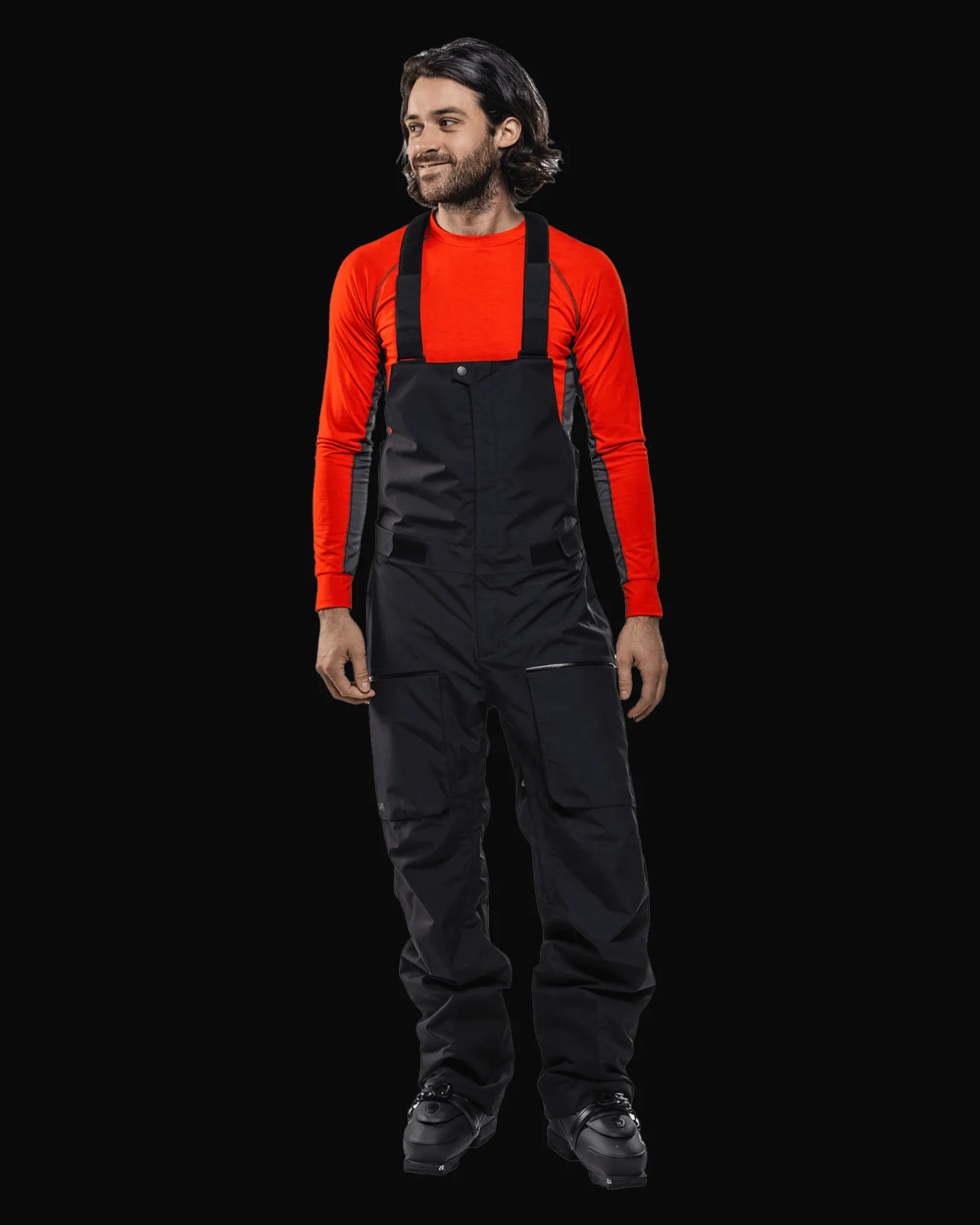 Habllek Bib Pant M Deep Black
