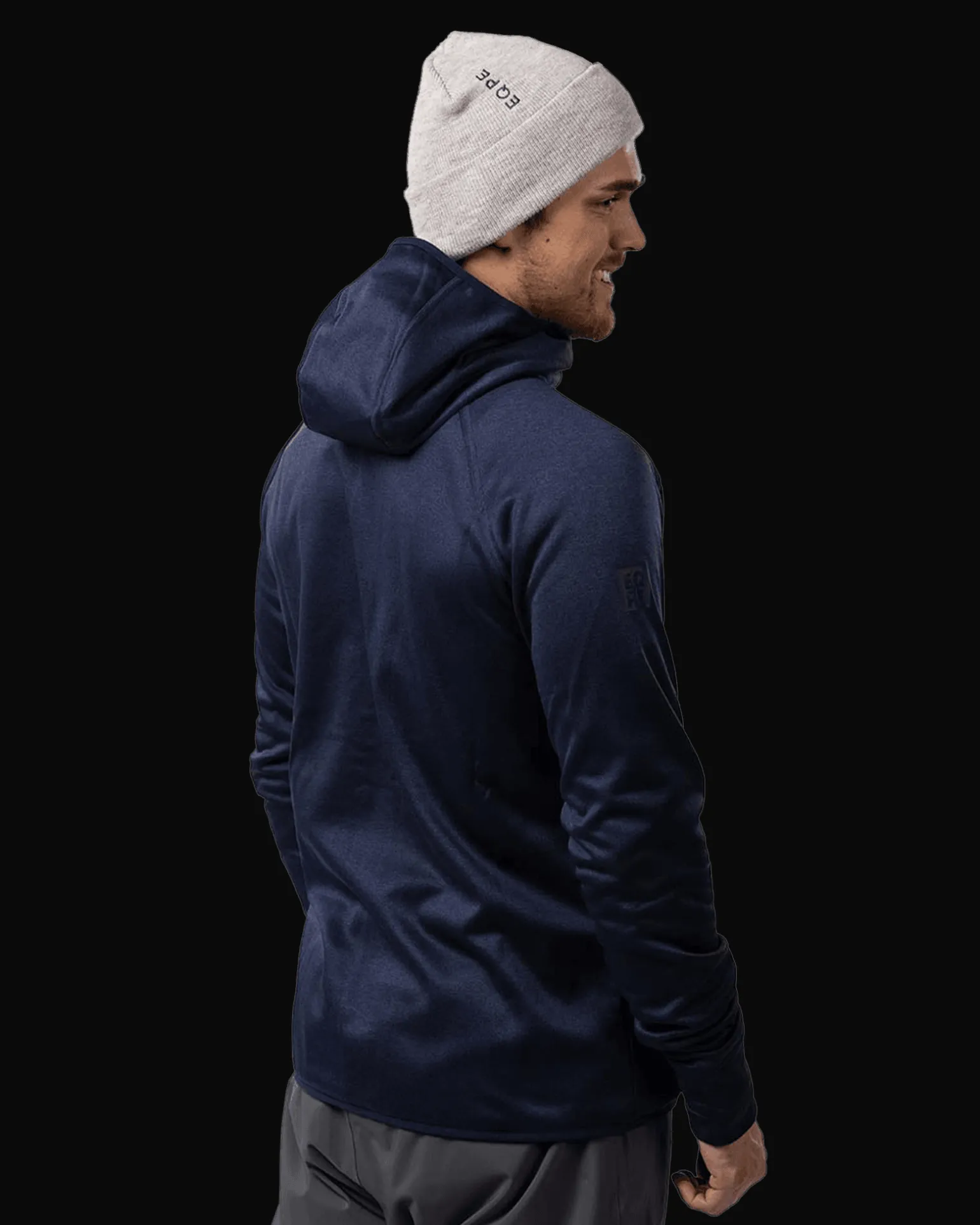 Habllek Fleece Hood M Navy Blazer