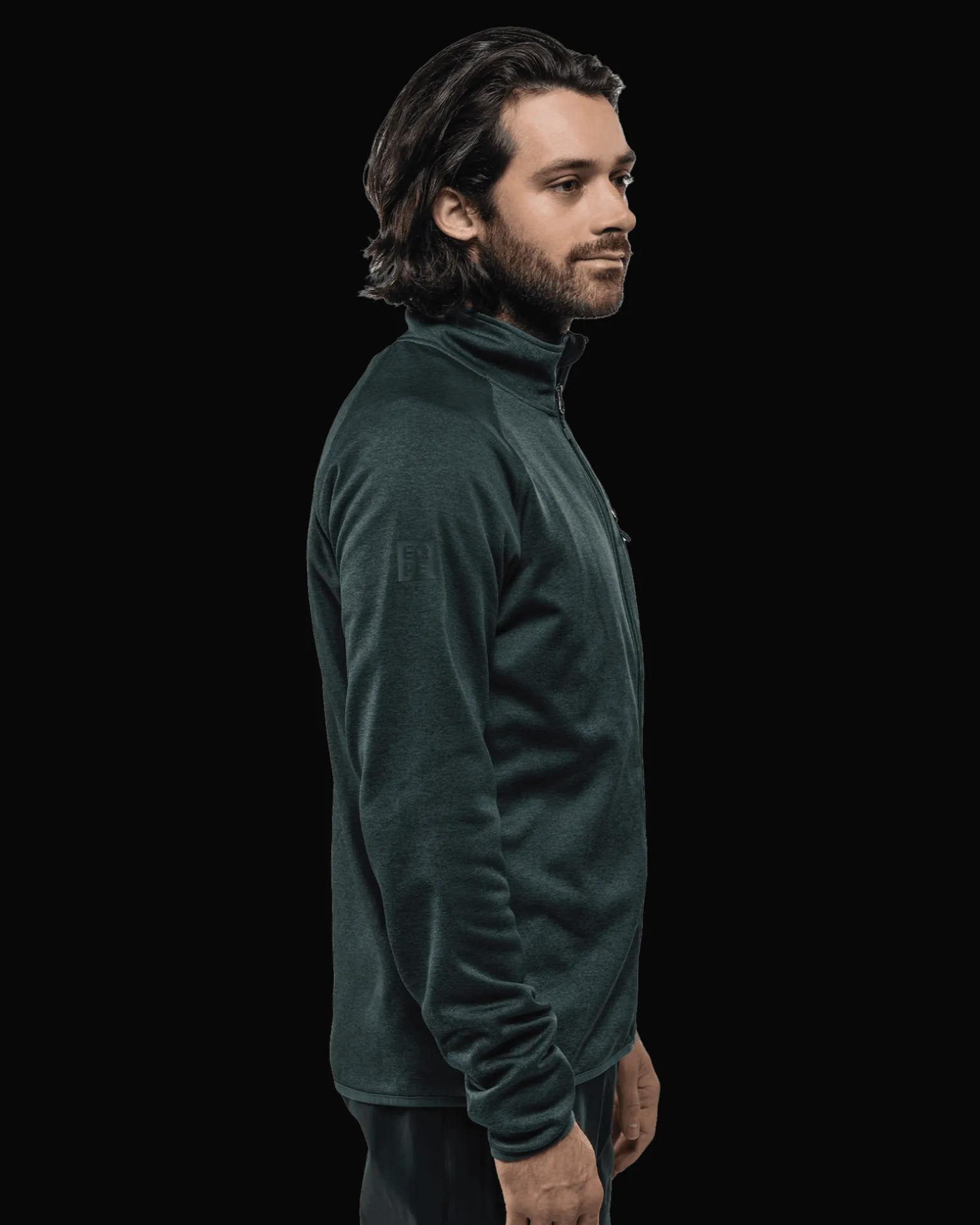 Habllek Fleece M Forest Green Melange