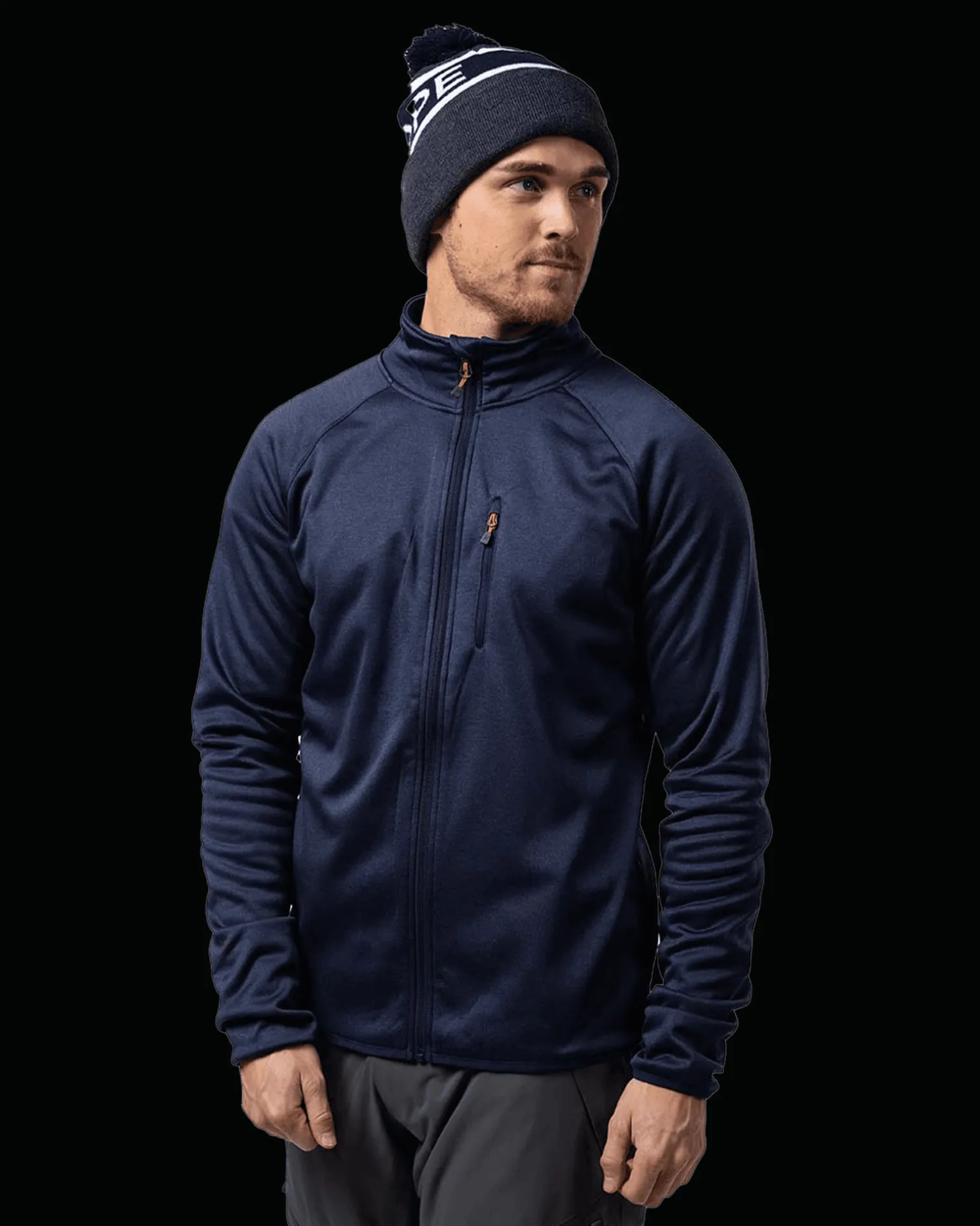 Habllek Fleece M Navy Blazer Melange