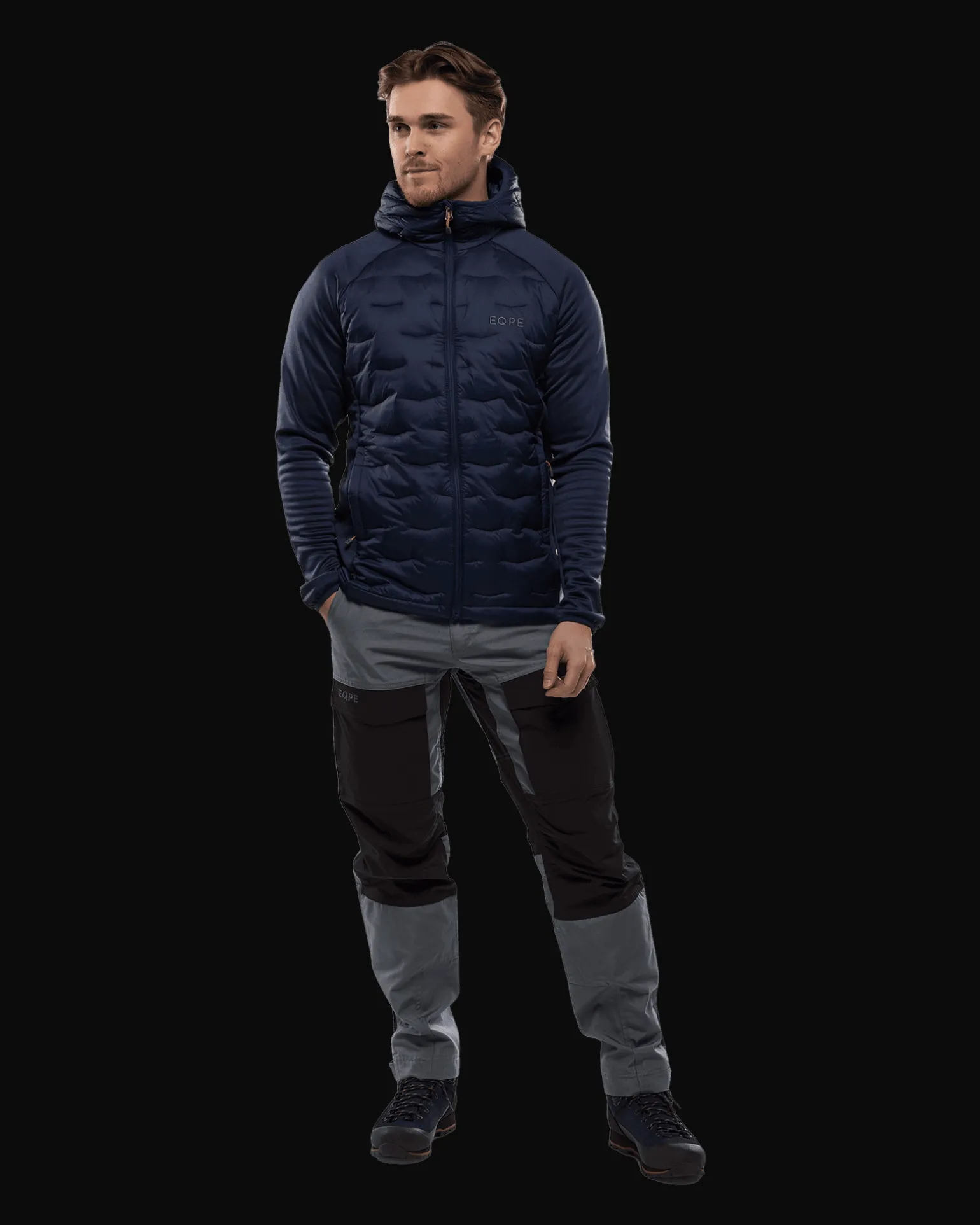 Habllek Hybrid Hood M Navy Blazer