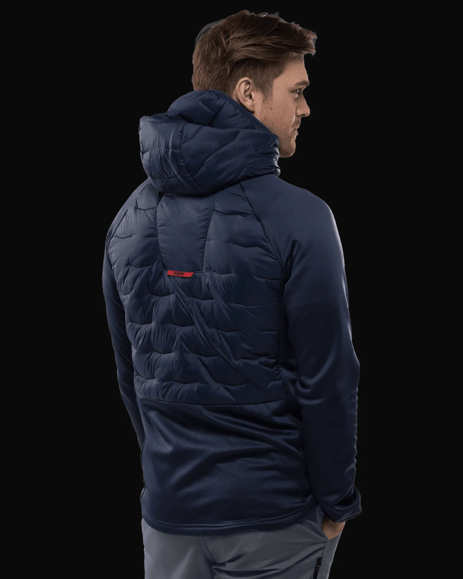 Habllek Hybrid Hood M Navy Blazer