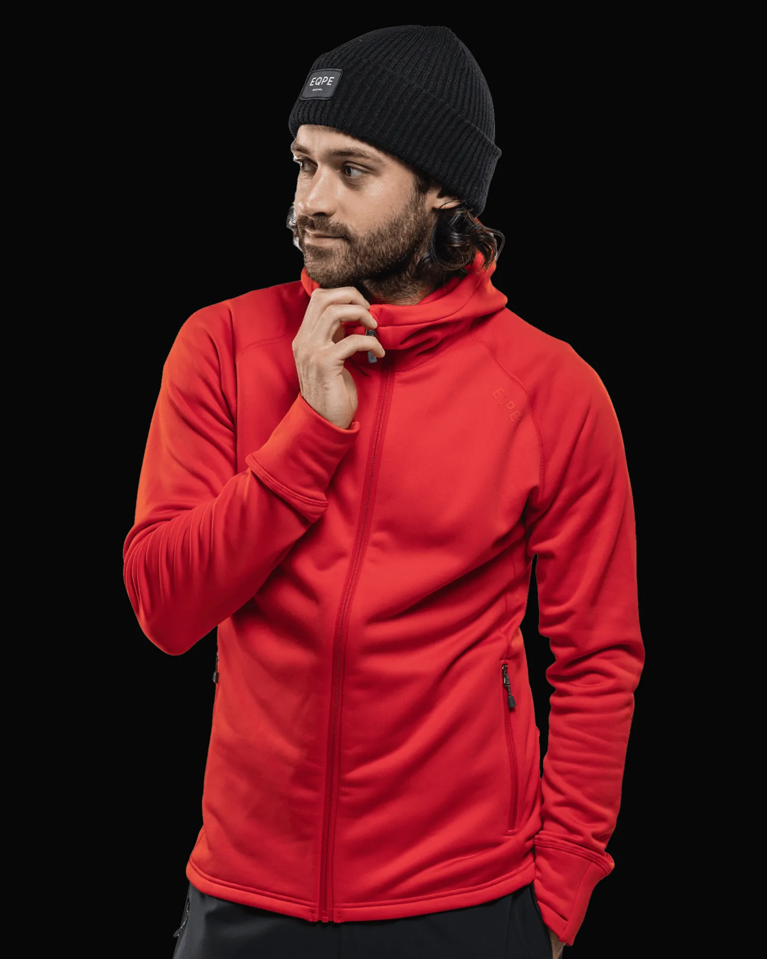 Habllek Midlayer Hood M Fiery Orange