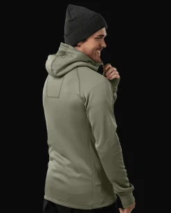 Habllek Midlayer Hood M Litchen Green
