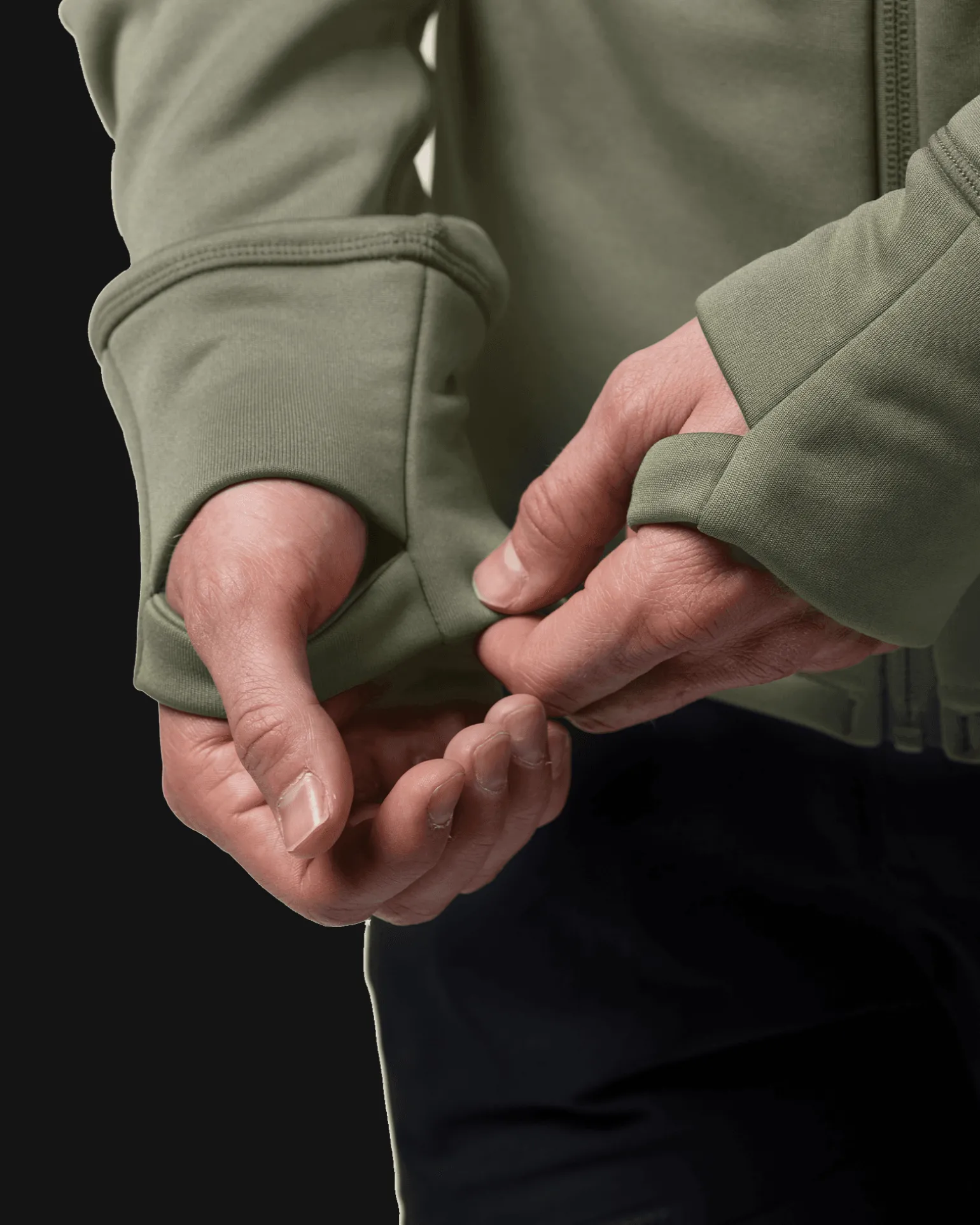 Habllek Midlayer Hood M Litchen Green