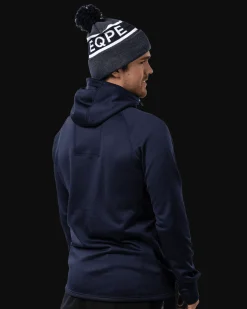 Habllek Midlayer Hood M Navy Blazer