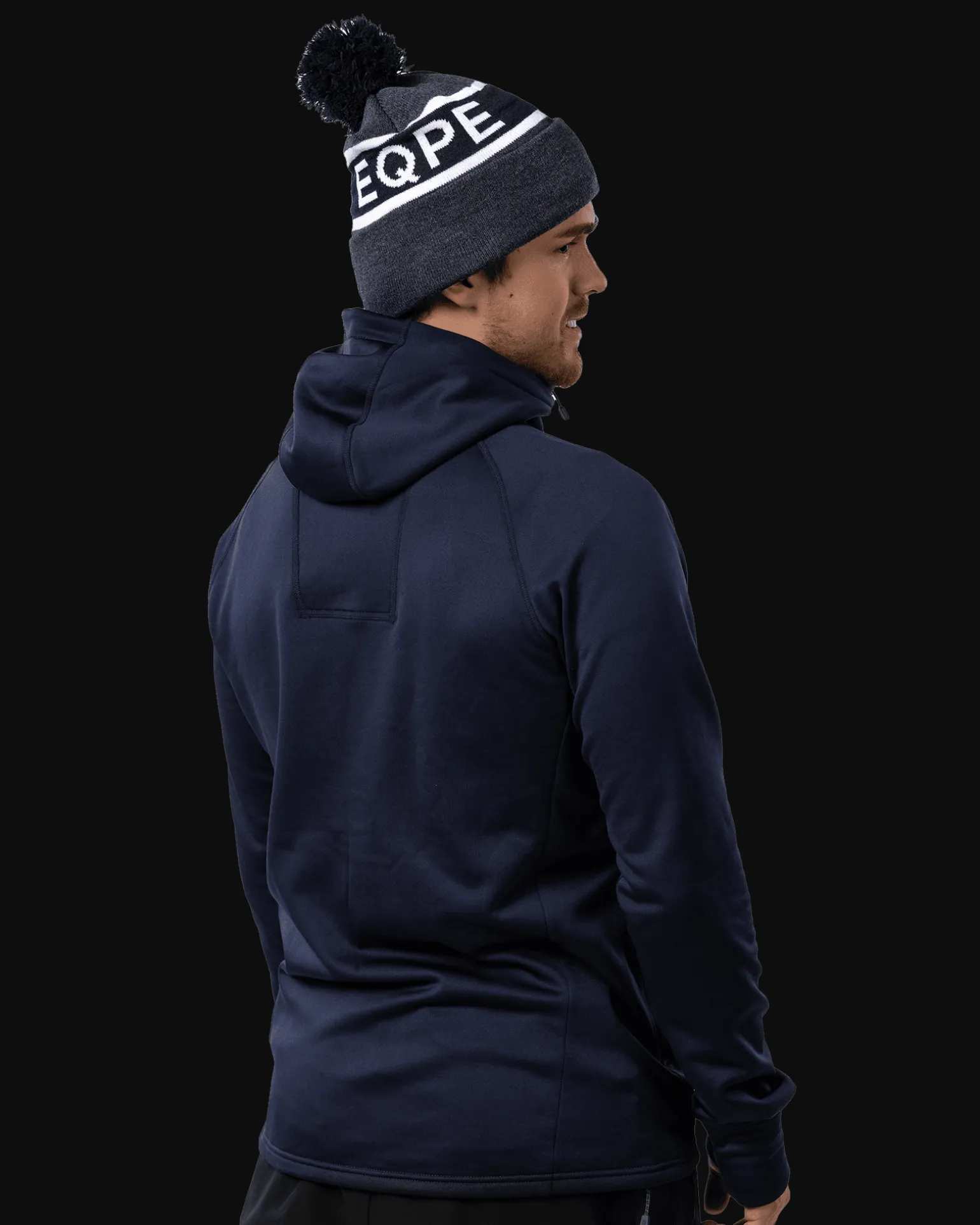 Habllek Midlayer Hood M Navy Blazer