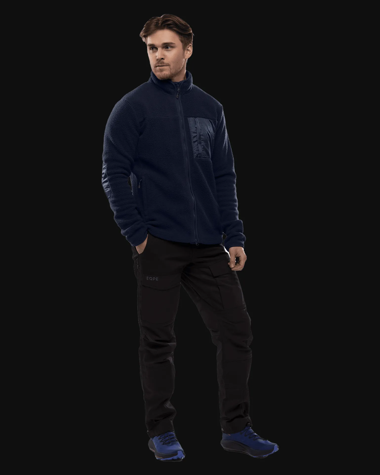 Habllek Pile Jacket M Navy Blazer