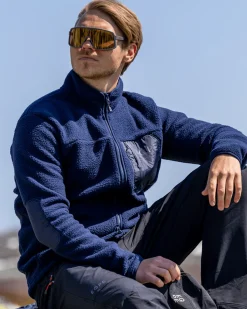 Habllek Pile Jacket M Navy Blazer