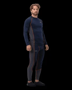 Haze Baselayer Set M Navy Blazer/Iron Grey